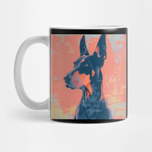 Doberman Pinscher in 70's Mug